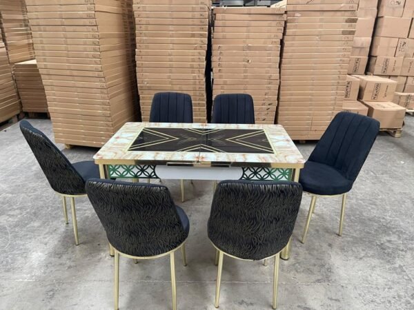 Dining Table with 6 Chairs